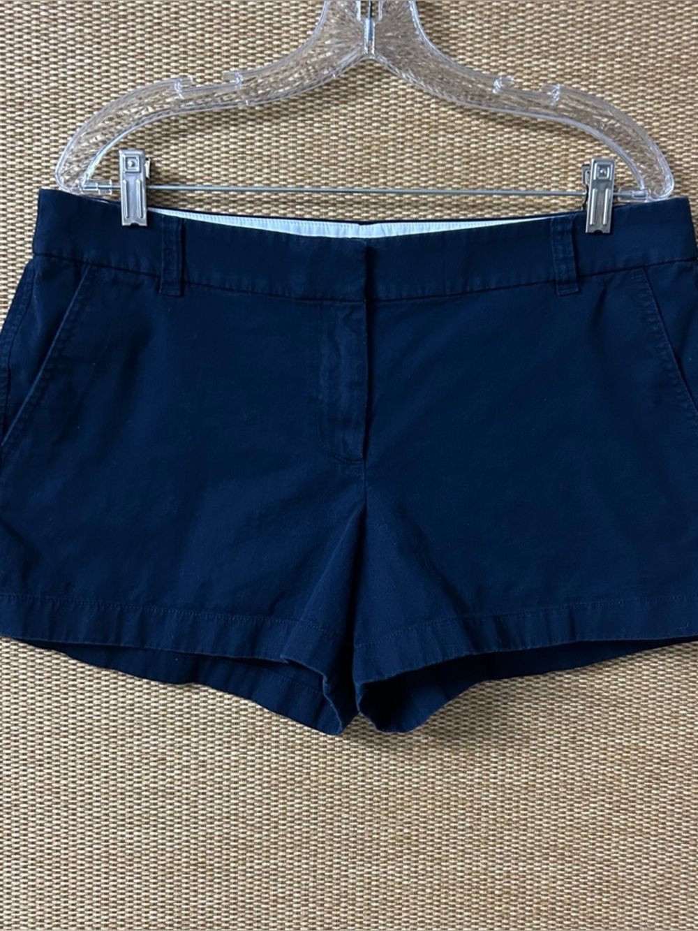 J.Crew Chino Shorts Women’s 12 Navy Blue